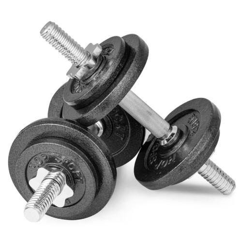 Гантель  Hop-Sport 2х10 кг металлические New - фото №5